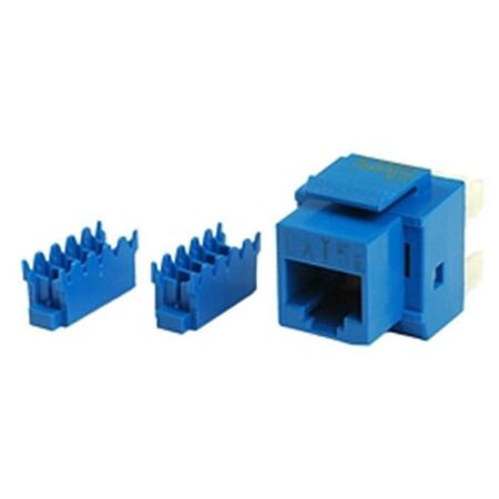 GENERAC CAT5e 8p8c Keystone Panel Jack- Blue 180 0297